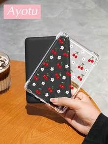 Ayotu Red Cherry Protective Case, Compatible With Kindle Paperwhite 12th Gen 2024/Kindle (11th Gen - Released In 2024)/Kindle 10th Gen 2019,Fruit Pattern,Kindle Transparent Shell. - Multicolor - View 10