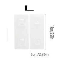 1/3 Sets Multifunctional Drill-Free Mother-Child Buckle Power Strip Wall & Desktop Organizer Fixing Clips Multifunctional Adhesive Pads - Clear - View 10