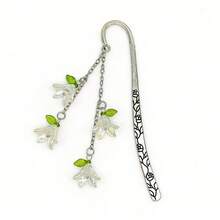 1pc Colorful Lily Of The Valley Bookmark, Acrylic Flower Bookmark Set, Artistic Gift - Lily Of the Valley - View 17