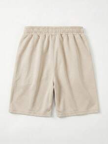 GRDR Men's Summer Minimalist Drawstring Shorts Casual 5-Point Pants - Apricot - View 5