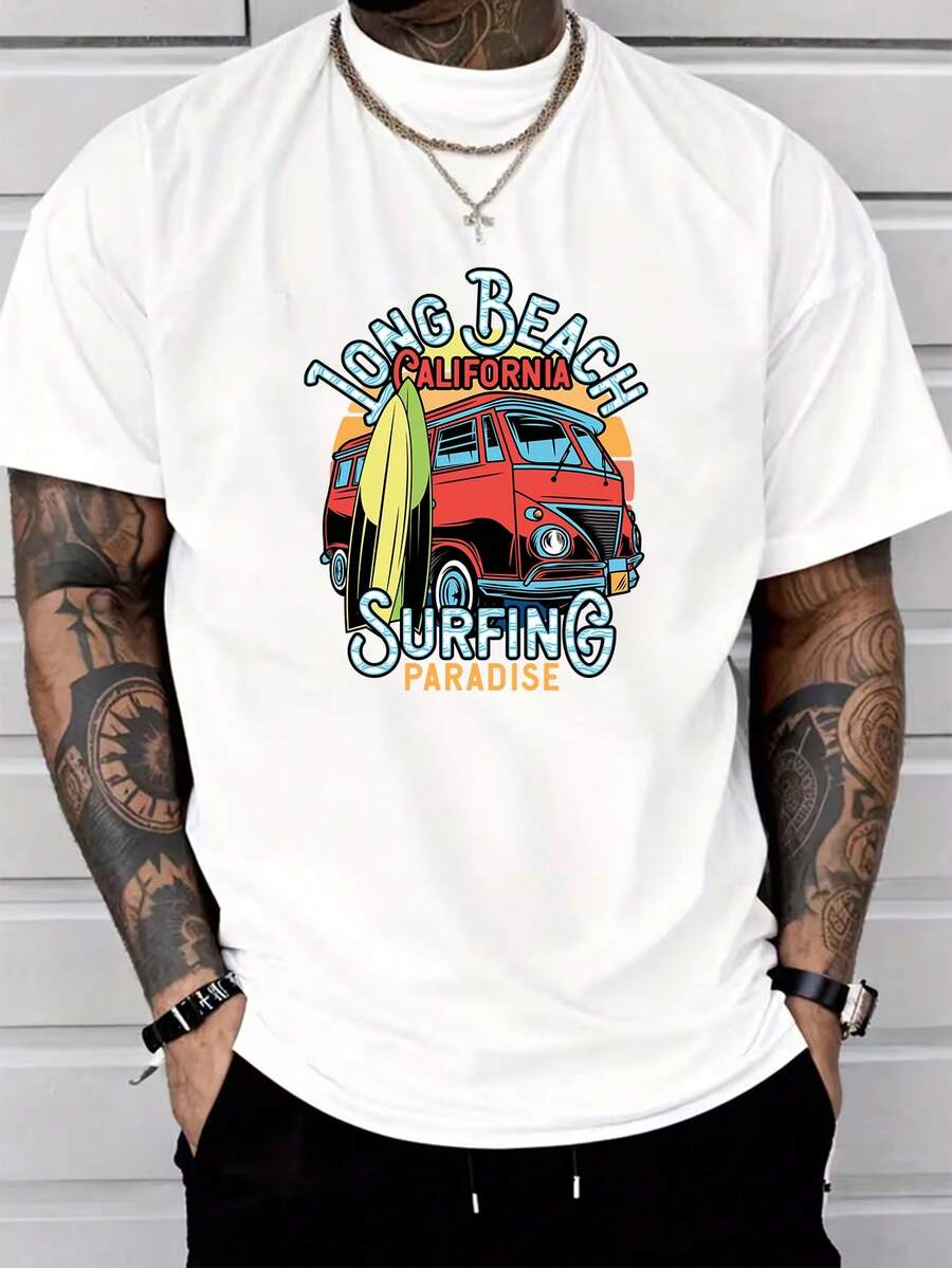 Men T-Shirts - White - View 1