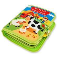 My First Farm Book - Colorful Farm Themed Educational Game Board, Suitable For Young Children, Includes Animals, Tools, Weather, Etc., Ideal For Early Learning And Development, Perfect Gift For Easter, Christmas And Birthdays. This Is An Early Learning Toy With Colorful Illustrations And Durable Construction. - 綠色 - 查看 8