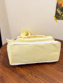 Cute & Stylish Large Capacity Crossbody Bag, Suitable For Commuting, Students, Daily Use Shoulder Tote Bag - Multicolor - View 9
