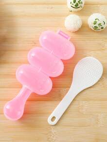1pc Rice Ball Shaker, Rice Ball Mold, DIY Spherical Kitchen Tool, DIY Rice Ball Mold, Sushi Maker, Suitable For Bento Box, Home Kitchen Lunch Small Tool Shaker, Food Decor, DIY Lunch Making Mold, With Mini Rice Spoon - View 14