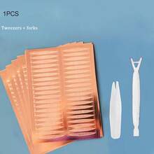 Invisible Rose Lace Eyelid Tape, Long‑Lasting Waterproof Double Eyelid Stickers For Hooded Eyes,Single Eyelids, Inner Double Eyelids,7 Styles Optional, Strong Support No Edge‑Lifting, Natural Skin‑Friendly Eye Makeup Tool For Daily Makeup,Dating,Party,Gift With Applicator Tweezers - Nude - View 22