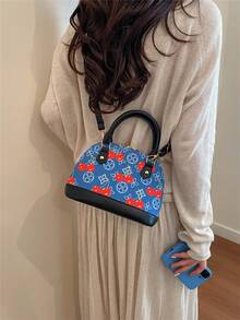 2026 New Small Shell Bag Minimalist Cherry Premium Handheld Crossbody Bag - Black - View 3