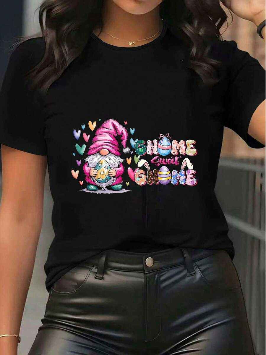 Women T-Shirts - Black - View 1