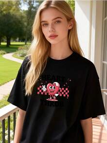 Women T-Shirts - Black - View 1