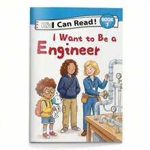 Engineer Theme Reading Book, Early Learning Writing Notebook With Career Dream Story Pages For Home Classroom Daily Study Use - Career Dream Reading Notebook - View 1