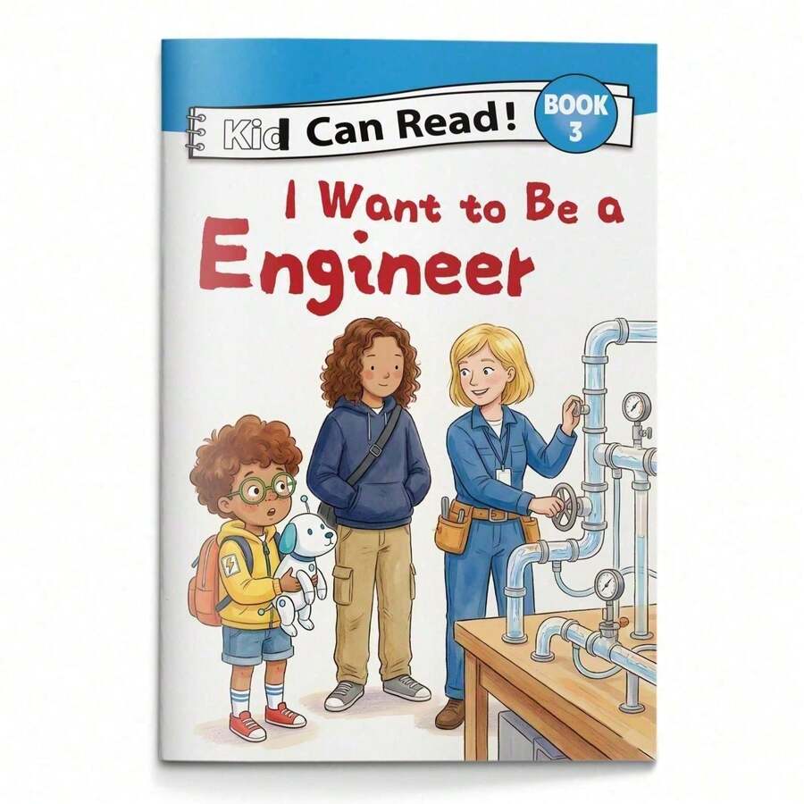 Engineer Theme Reading Book, Early Learning Writing Notebook With Career Dream Story Pages For Home Classroom Daily Study Use - Career Dream Reading Notebook - View 1