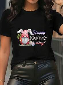 Women T-Shirts - Black - View 6