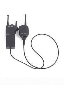 5pcs Military Uniform Accessories Set, Includes Tie, ID Card, Walkie-Talkie, Earbuds, Badge, Role Play Props And Party Decorations, Suitable For Meetings And Various Events - Multicolor - View 4