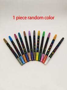 Bộ bút marker kim tuyến mơ mộng 48/24/2, thiết kế đầu mềm, hiệu ứng kim tuyến bóng tích hợp, phù hợp trang trí scrapbook, làm thiệp chúc mừng, vẽ graffiti DIY, sáng tạo trên giấy bìa đen, vẽ tay, bút marker, bút highlight, cọ vẽ, bút chì màu, quay lại trường học, Nido, bút máy, văn phòng phẩm, phụ kiện bàn làm việc, bút, văn phòng, bút chì, dụng cụ mỹ thuật, đồ dùng học tập thiết yếu, đánh dấu, văn phòng phẩm, quà tặng Ngày của Cha, dụng cụ cho giáo viên, đồ dùng học tập - Bút hai đầu màu - Xem 12