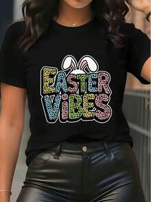 Women T-Shirts - Black - View 1