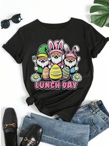 Women T-Shirts - Black - View 5