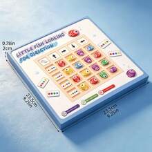 Đồ chơi gỗ Montessori cho trẻ em, rèn luyện tư duy logic, nhận thức phương hướng, nhận biết màu sắc, trò chơi chiến thuật giáo dục trên bàn cờ. - Nhiều màu - Xem 10