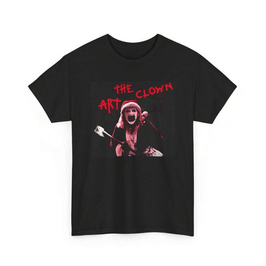 CAMISETA GRÁFICA DE TERROR DE ART THE CLOWN TERRIFIER 3 - Negro - Ver 1