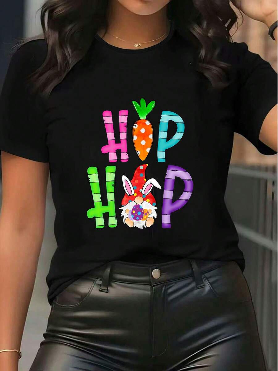 Women T-Shirts - Black - View 1