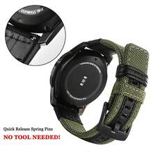 BEIMUSON 22mm 20mm Galaxy Watch 8/7/6/5/4/3 Sport 手錶錶帶 Gear S3 Frontier Classic 尼龍編織腕帶 5Pro Active2 - 彩色 - 查看 5