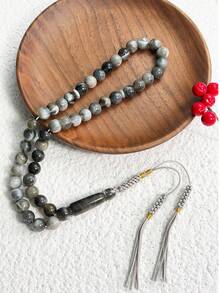 1pc 45pcs Handmade Woven Muslim Acrylic Smooth Round Prayer Beads Islamic Style Muslim Rosary - Multicolor - View 1