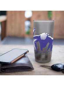 Angry. Stupid Stainless Steel Insulated Tumbler - 拉絲鋼 - 查看 7