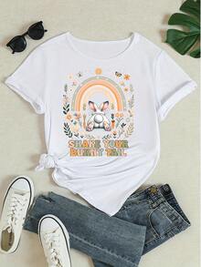 Women T-Shirts - White - View 4