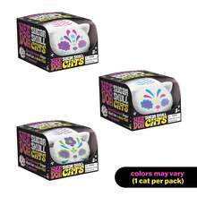 NeeDoh Nee Doh Sugar Skull Cats Stress Ball - Day Of The Dead Cat Squishy Fidget Toy, Slow Rebound Anxiety Relief Squeeze Toy For Kids & Adults, Assorted Designs - Multicolor - View 2