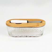 Glass Butter Dish With Sealed Lid, Keeps - For Countertop And Refrigerator Door Storage - Covered Butter Tray, Refrigerator- - Countertop Butter Holder - Butter Dish With Lid - Multicolor - View 12
