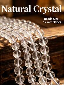 AA Natural Stone White Crystal Quartz High Quality Loose Spacer Beads For Jewelry Making DIY Bracelets Necklace Earrings Accessories For Women Gifts - Beads - View 7