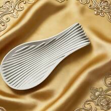1pc Silicone Soup Spoon Holder, Non-Slip Heat-Resistant Kitchen Tool Storage Mat, Suitable For Cooking Utensil Organization, Fits Soup Spoons And Tongs - Multicolor - View 3