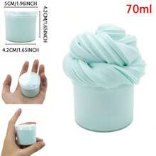 UINLE Baby 1pc/5pcs Kit Pembuatan Slime DIY, Warna Macaron Segar, Tekstur Cloud Butter Super Lembut Tidak Lengket, Stoples Kecil 70ml Kemasan Terpisah, Mainan Remas Penghilang Stres, Cocok Untuk Kelas Kerajinan Anak, Permainan Pesta Dan Relaksasi Sehari-hari - MultiWarna - View 12