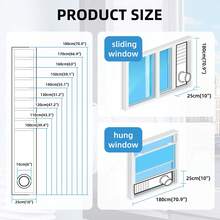 Kit Penyegel Jendela AC Portabel, Pemasangan Tanpa Bor, Pengikat Resleting, Cocok Untuk AC Portabel, Tersedia Dalam Berbagai Ukuran, Pilihan Ideal Untuk Menjaga Interior Rumah Anda Tetap Sejuk - MultiWarna - View 22