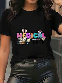 Women T-Shirts - Black - View 6