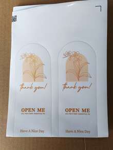 Customized Paper Box Sealing Stickers Waterproof Mildew-Proof Gift Labels For Christmas Birthday Mother's Day Valentine's Day Decoration - Rounded Rectangle - View 10
