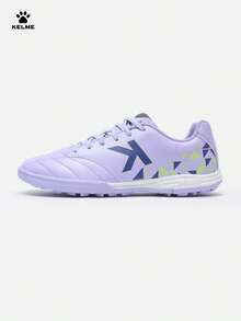 KELME Men's Football Shoes Sports Training TF Turf Cleats Anti-Slip Professional Match Shoes - Purple - View 1