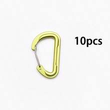5pcs/10pcs Carabiner Paduan Aluminium Berkualitas Tinggi Baru, Klip Pegas Cor 6D, Klip Ransel, Klip Botol Air, Klip Gantungan Kunci, Cincin D Lepas Cepat 3D - MultiWarna - View 9