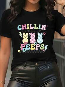Women T-Shirts - Black - View 1