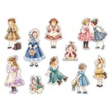 Label Stickers - Klassisches Mädchen - Übersicht 2