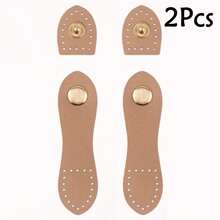 1Pc/2/4/5Pcs Artificial Leather Snap Buttons - Sew-On Fasteners, Suitable For DIY Crafts, Wallet And Handbag Closures, Phone Cases, Jackets And Notebooks, Clothing Sewing Zipper Buttons - Multicolor - View 28