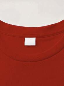 Camiseta de hombre 100% algodón puro con estampado de letras de fe cristiana "GOD IS GOOD", camiseta religiosa transpirable y ligera para primavera y verano, de manga corta. - Rojo - Ver 4