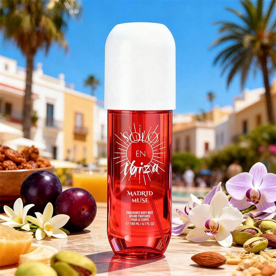 6.1fl.Oz Hair & Body Fragrance Mist For Women - Long-Lasting Perfume,It Contains Fragrances Of Jasmine, Vanilla, Black Plum, Etc ,Perfect For Dating, Parties And Gift Giving,Christmas Gifts - Black plum/jasmine/vanilla - 查看 1