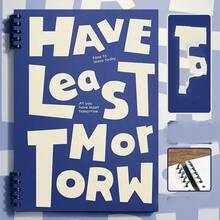 1 Set 1 pieza Cuaderno de Letras Vintage, Libro de Escritura con Líneas A5, Cuaderno de Escritura Simple para Estudiantes y Oficina, Múltiples Colores, Libro de Notas DIY Abrible, Papelería para Estudiantes, Suministros para Regreso a Clases - Multicolor - Ver 5