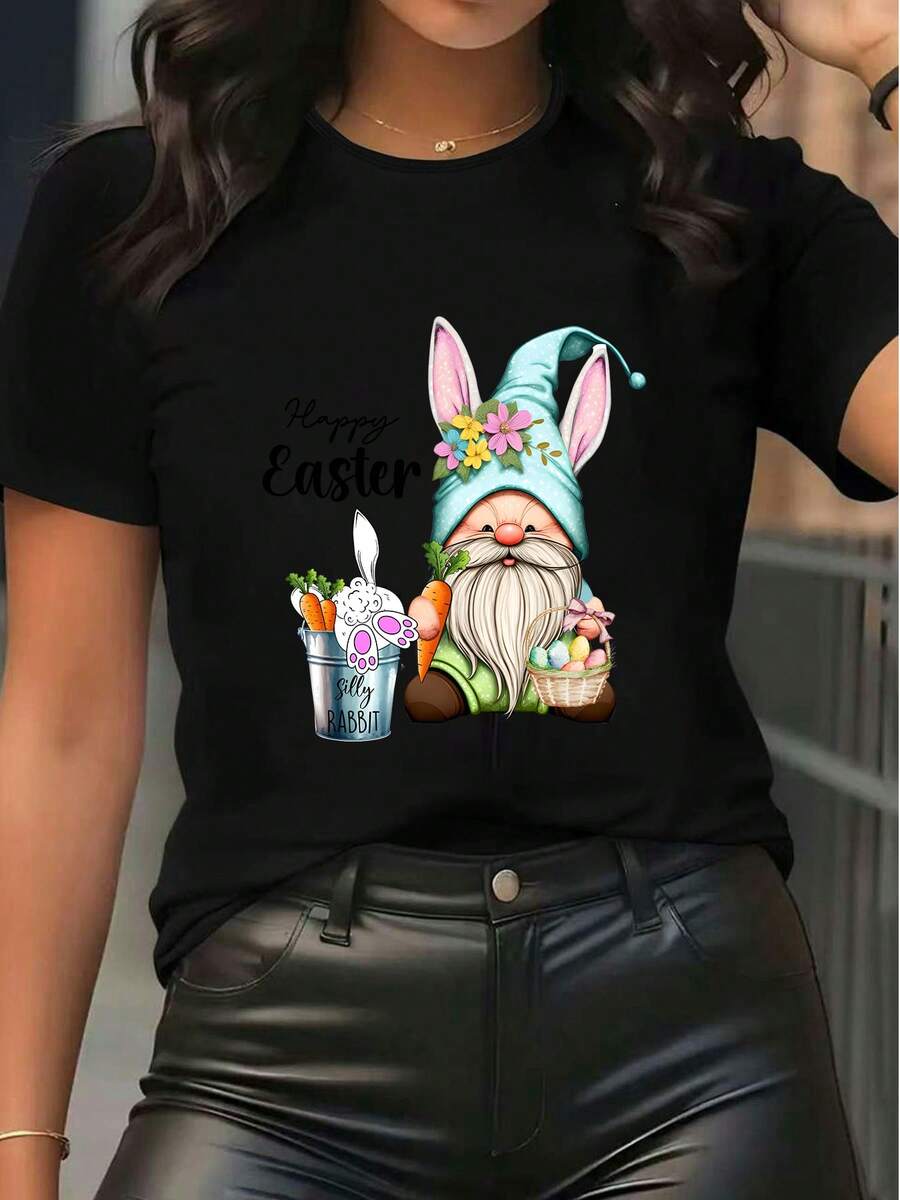 Women T-Shirts - Black - View 1
