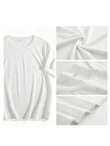 1 Piece Women's Graphic T-Shirt With "If You're In A Bad Mood, Please Go Back To The Beach" Print, 100% Cotton, Double-Sided Print, Casual Summer Style, Plus Size. | Clothing - 藍色和黑色 - 查看 7