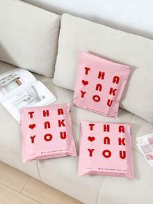 50/20pcs Thickened Wear-Resistant Pink Mailing Bags, Suitable For Clothing Packaging, Shipping Bags, Party Gift Packaging, Birthday Party Gift Packaging, Packaging Bags, Bachelor Party Gift Packaging, Office, Daily Gifting - One Size Fits All - View 3