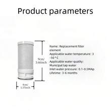 Faucet Filter Replacement Cartridges 2/4/6/8 Pack, Reduces Sediment, Hair, Rust, Scale, Residual Chlorine, Discoloration And Odor In Tap Water - View 9