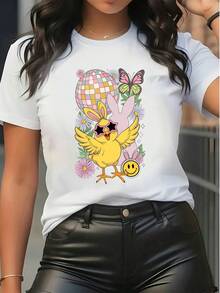 Women T-Shirts - White - View 6
