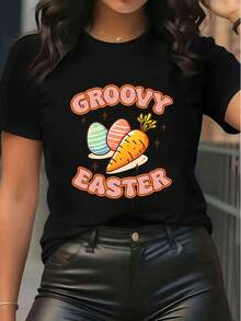 Women T-Shirts - Black - View 6