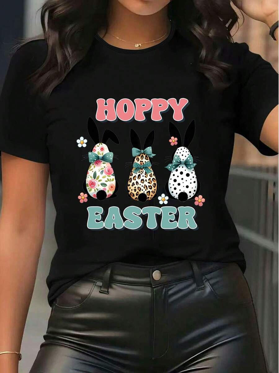 Women T-Shirts - Black - View 1