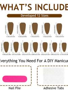 24pcs Almond Shaped Simple Glitter Matte Texture Leaf Press-On Fake Nails - Baby Pink - View 4